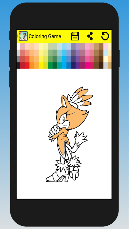 Coloring Book Game Sonic截图3