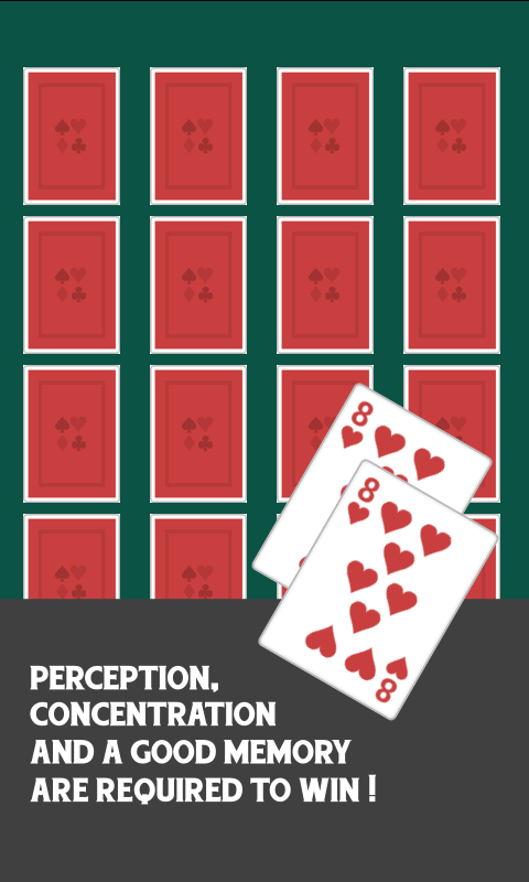 Concentration Free Card Game截图1