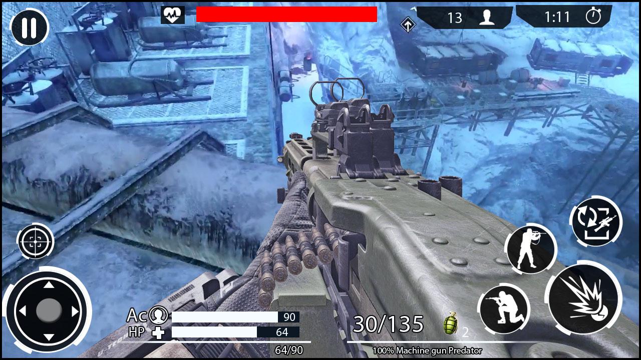 Winter Battlefield Shootout : FPS Shooting Games截图1