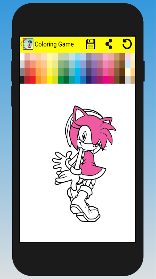 Coloring Book Game Sonic截图2