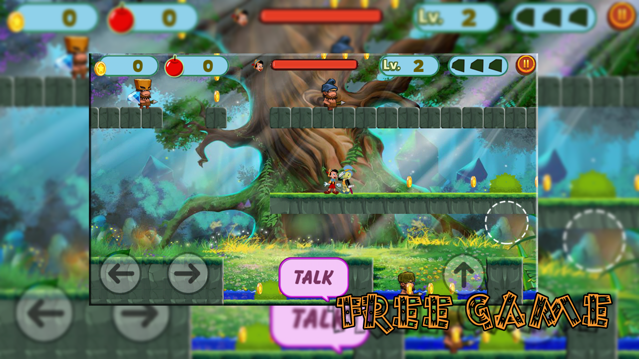 Pinocchio Super Jungle Adventure截图1