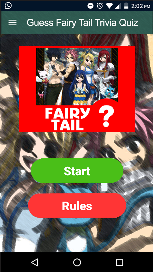 Guess Fairy Tail Trivia Quiz截图4