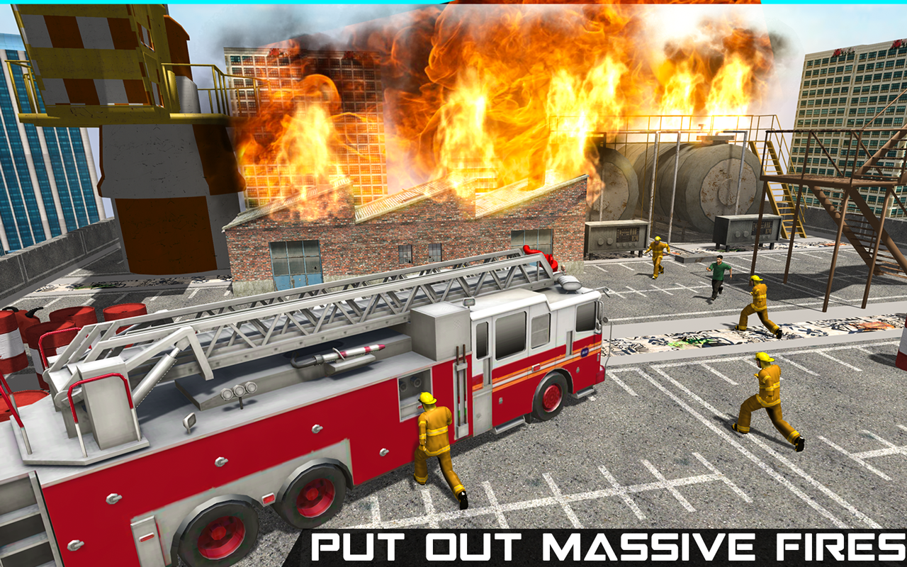 American NY Firefighter Truck Simulator截图4