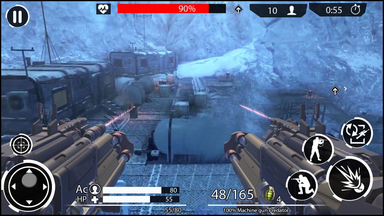 Winter Battlefield Shootout : FPS Shooting Games截图2