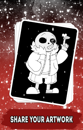 Coloring Book: Undertale Sans截图2