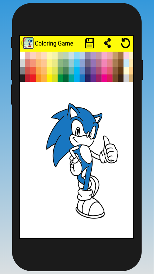 Coloring Book Game Sonic截图4