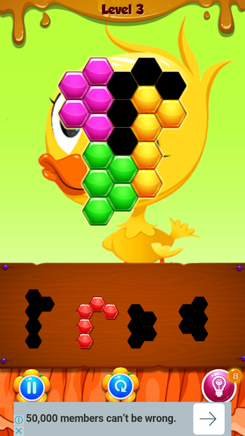 Hexa Puzzle 2018 - Match and Blast Jewel Blocks *截图2