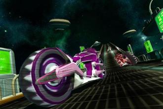 Space Bike Galaxy Crazy Stunt Sky Race截图1