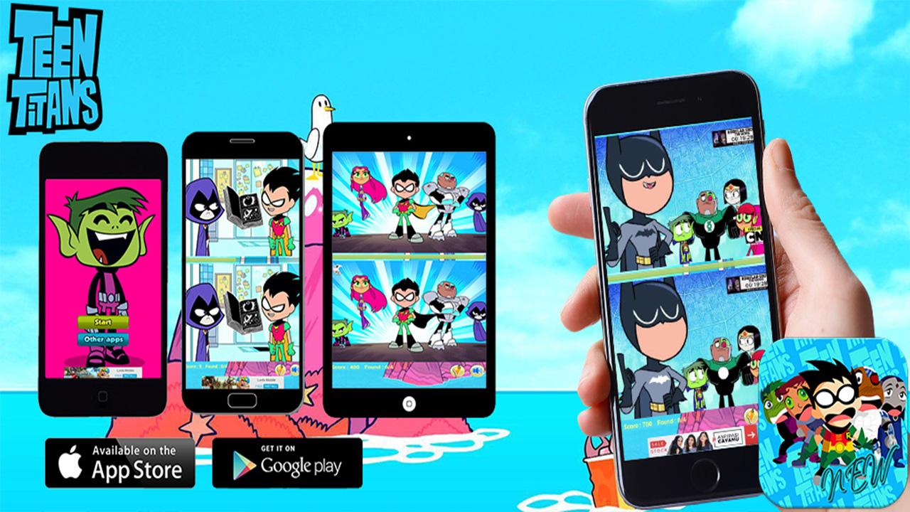 Teen Titans Find Difference Games截图2