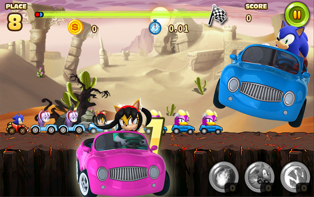 Super Sonic Kart Go Race: Free Car Racing Game截图2