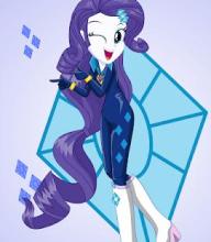 Fluttershy Rarity Rainbow Dash Dress up Games截图1