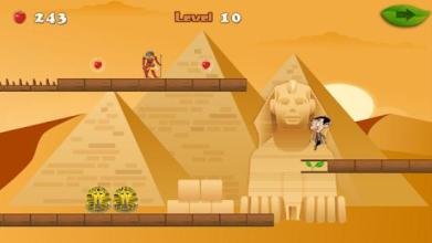 Jumper Mr Bean Pharaoh of Egypt Adventure Games截图3