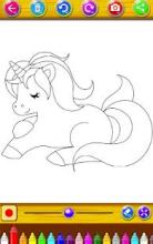 Coloring Little Unicorn Games截图3