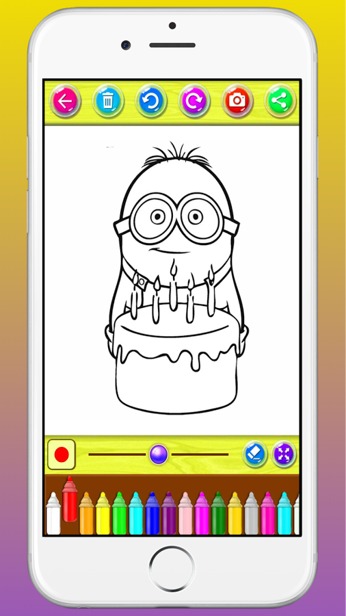 Coloring Books For Minions Character截图3