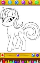 Coloring Little Unicorn Games截图4