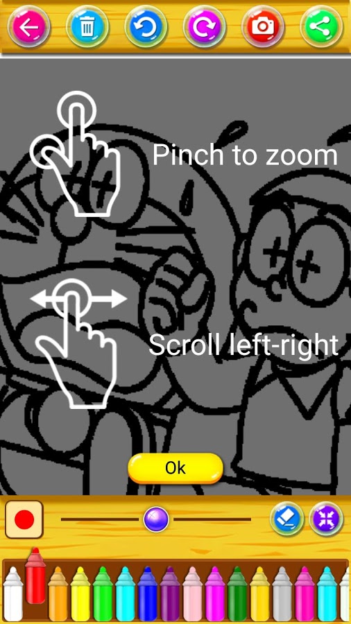 Learn to color Doramon Nobita截图5