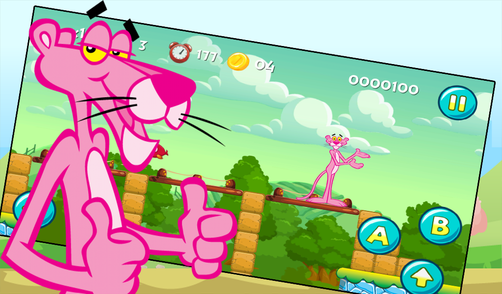 super pink panther adventure Mystery world截图2