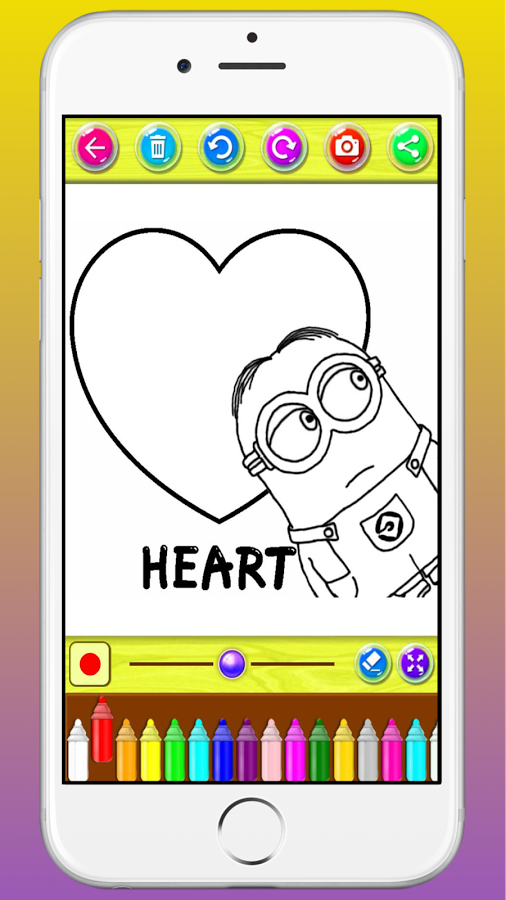 Coloring Books For Minions Character截图4