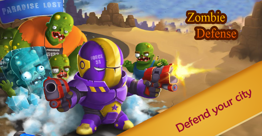 Zombie Defender - Tower Hero Defense Fun截图3