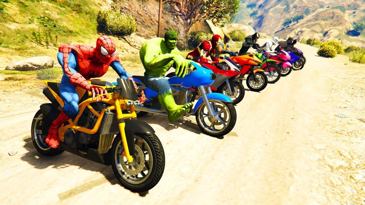 Superheroes Downhill Bike Race截图3