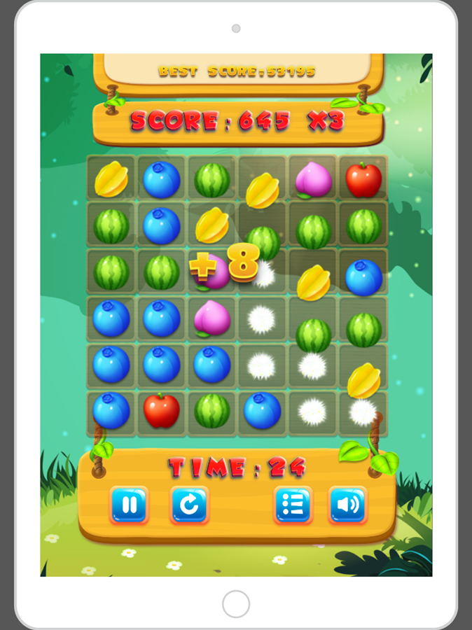 Fruit Land Match 3 Games截图2