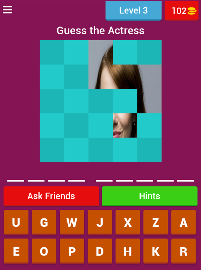 Hollywood Actress Quiz Guess截图3