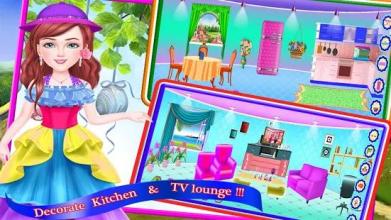 Princess Doll House Interior Decorating game截图3