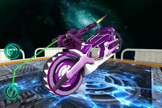 Space Bike Galaxy Crazy Stunt Sky Race截图2