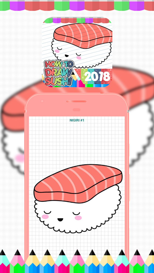 How To Draw Sushi Food 2018截图2