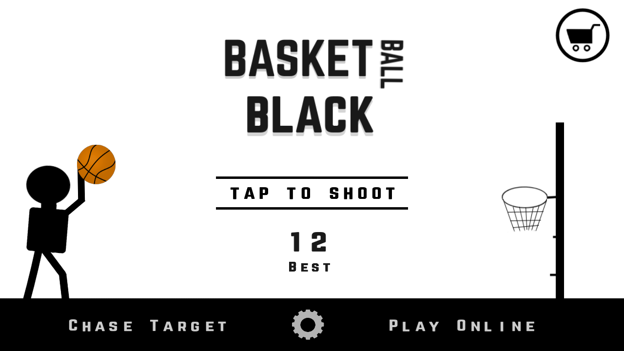 Basketball Stickman Black 2K18截图2