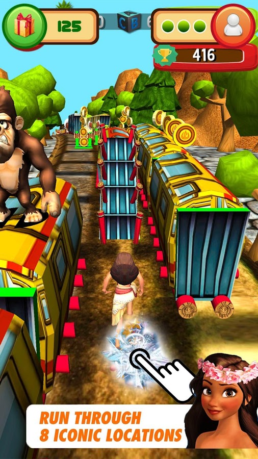 Subway Moana Adventure Rush截图4