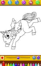 Coloring Little Unicorn Games截图2