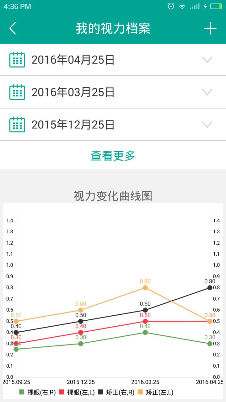 视力档案管理截图3