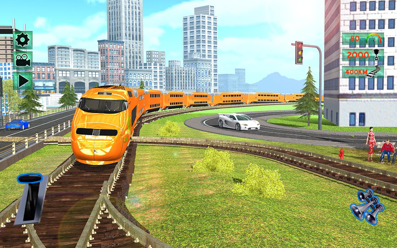 城市火车驾驶模拟器:免费火车游戏2018年下载