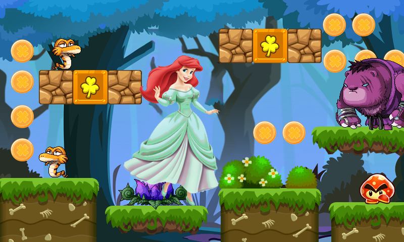 Adventures Princess Ariel Runner World截图1