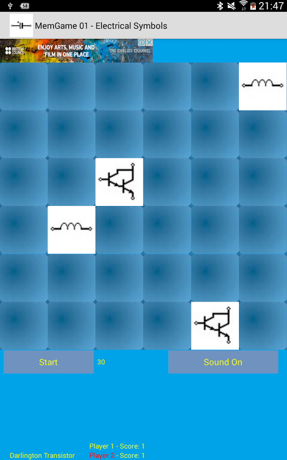 MemGame 01 - Electrical symbols截图1