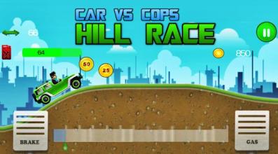 Car vs Cops Hill Race截图4