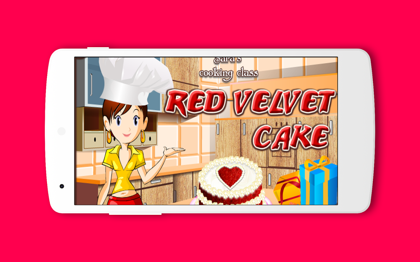 Red Velvet Cake: Sara's Cooking Class - Free games截图1