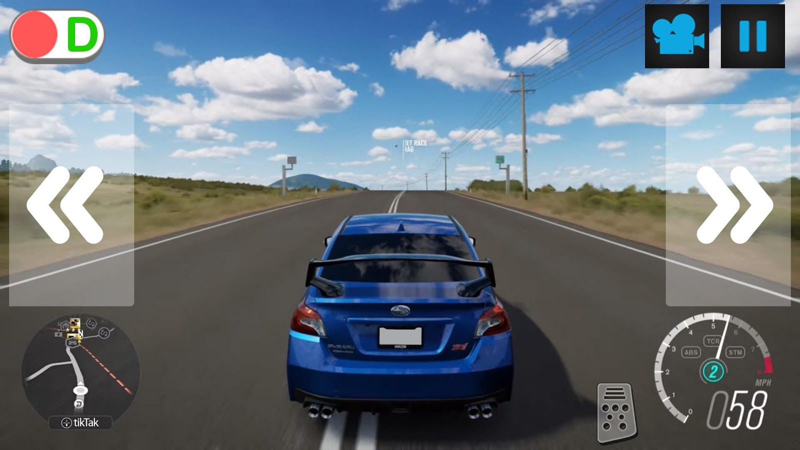 City Driver Subaru Simulator截图1