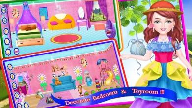 Princess Doll House Interior Decorating game截图4