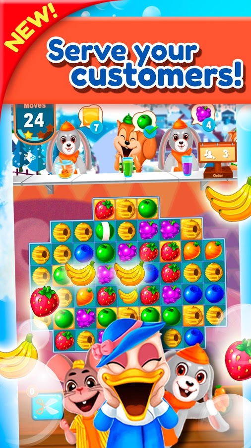 Juicy Fruits Jam Match 3: Fruits Matching Games截图2