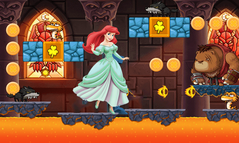 Adventures Princess Ariel Runner World截图2