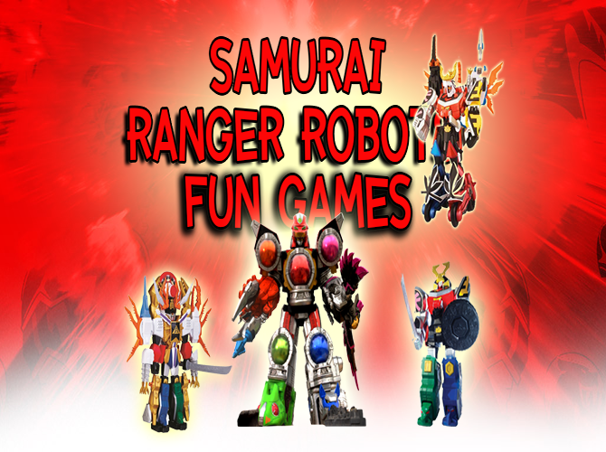 Samurai Ranger Robots Fun Games截图4