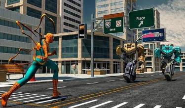 Auto Spider: Police Robot Battle截图2