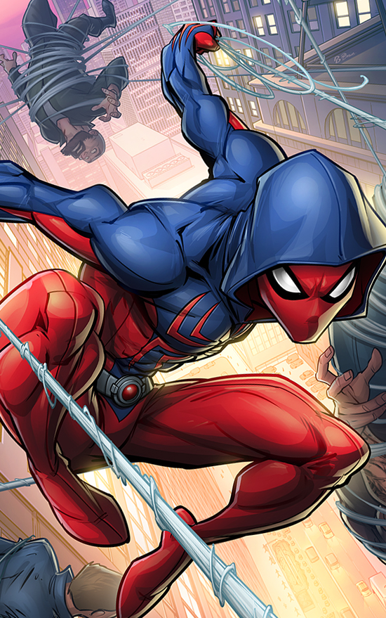 Marvel Spiderman Rush: Unlimited Avengers Game截图3
