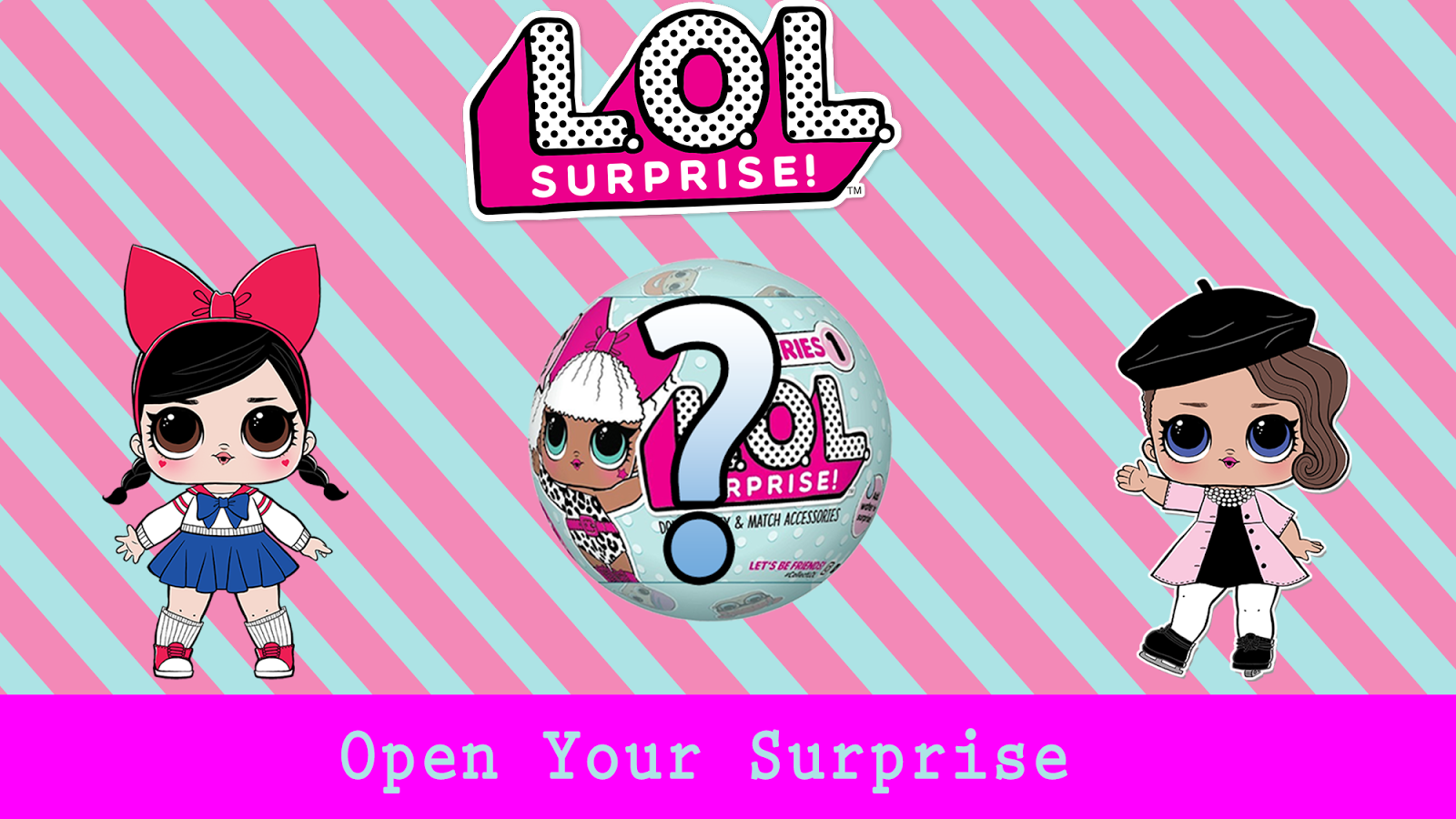 LOL Surprise Dolls Opening eggs : Baby Dolls Game截图5