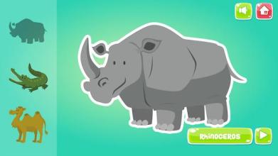 Animals Stickers Puzzle Kids截图4