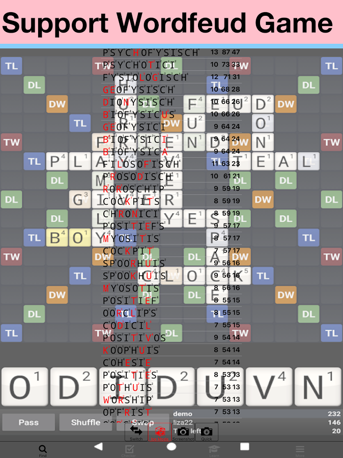 Dutch NL Wordfeud Cheat截图5