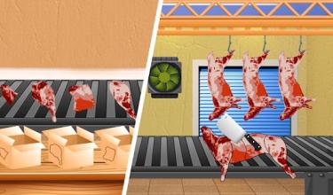 Real Meat Factory: Cooking Food Shop Game截图2