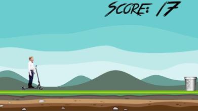 Yodeling Kid Scooter Game截图2